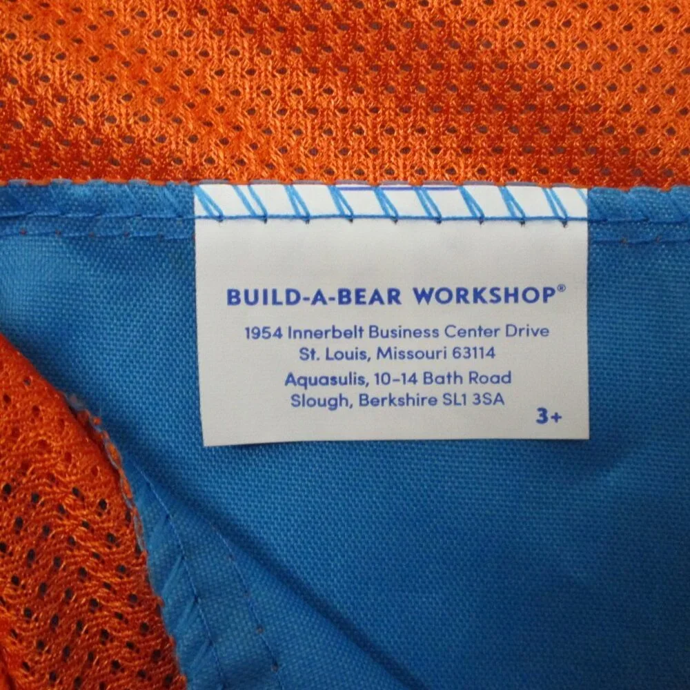 Build A‎ Bear Draw String Back Pack Blue